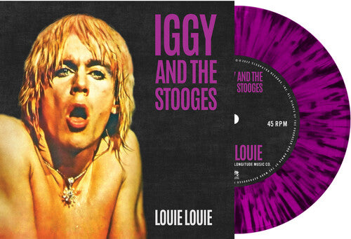 Iggy & The Stooges: Louie Louie - Black/gold Splatter - VINYL LP "VINYLBADGES"
