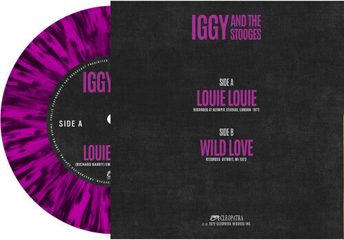Iggy & The Stooges: Louie Louie - Black/gold Splatter - VINYL LP "VINYLBADGES"