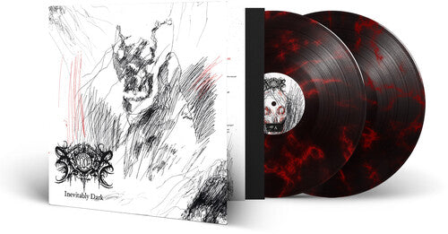 Xasthur: Inevitably Dark - Red/Black Marble - VINYL LP "VINYLBADGES"