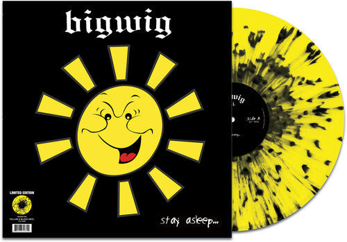 Bigwig: Stay Asleep - Yellow/black Splatter - VINYL LP "VINYLBADGES"