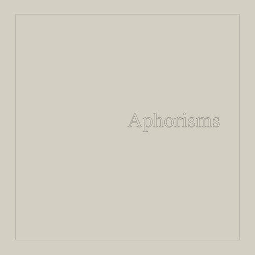 Graham Lambkin: Aphorisms - VINYL LP "VINYLBADGES"