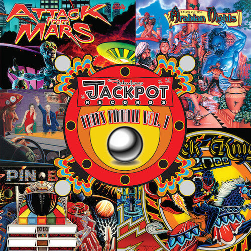 Various Artists: Jackpot Plays Pinball Vol.1 (Various Artists) - VINYL LP "VINYLBADGES"