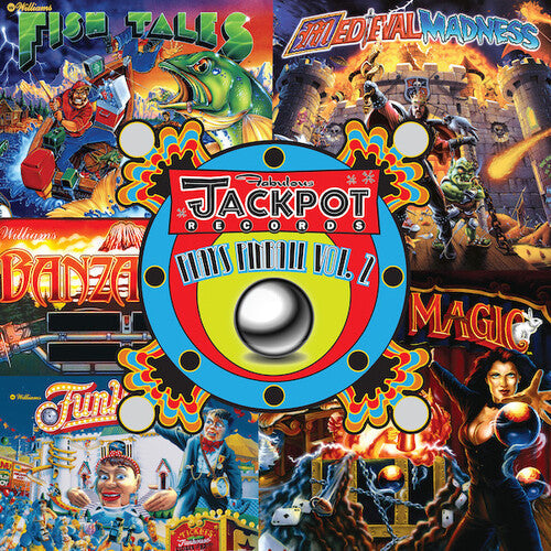 Various Artists: Jackpot Plays Pinball Vol.2 (Various Artists) - VINYL LP "VINYLBADGES"