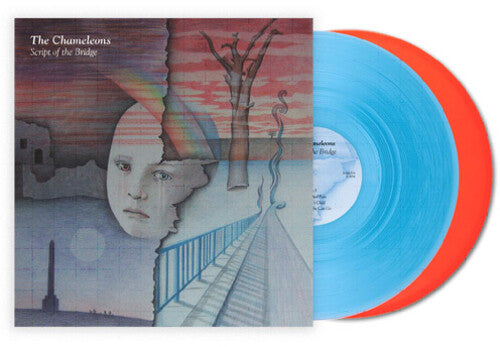 The Chameleons: Script Of The Bridge 40th Anniversary Edition - 180gm Transparent Orange & Blue Vinyl - VINYL LP "VINYLBADGES"