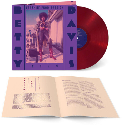 Betty Davis: Crashin' From Passion - Red - VINYL LP "VINYLBADGES"