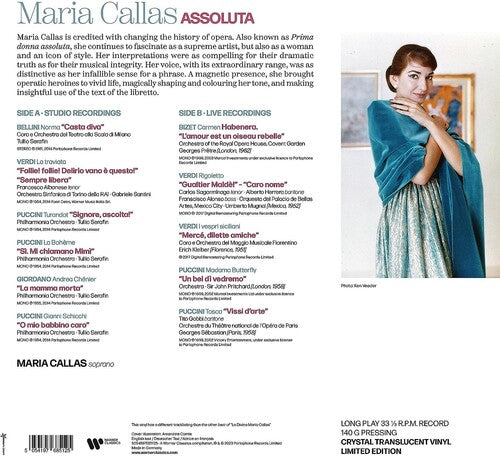 Maria Callas: La Divina - Compilation (Assoluta Maria Callas BEST OF) - VINYL LP "VINYLBADGES"