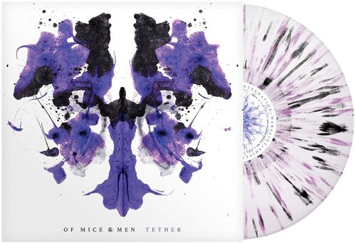 Of Mice & Men: Tether - White Purple Black Splatter - VINYL LP "VINYLBADGES"