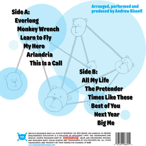 Rockabye Baby!: Lullaby Renditions Of Foo Fighters - Yellow - VINYL LP "VINYLBADGES"