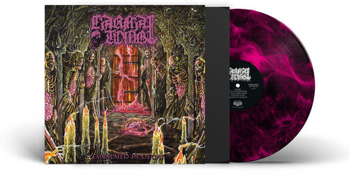 Carnal Tomb: Embalmed In Decay - Magenta/Black Marble - VINYL LP "VINYLBADGES"