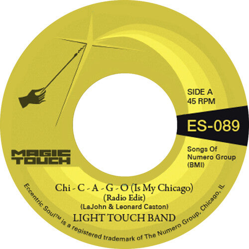 Light Touch Band & Magic Touch: Chi - C - A - G - O (Is My Chicago) b/w Sexy Lady (Radio Edit) - VINYL LP "VINYLBADGES"