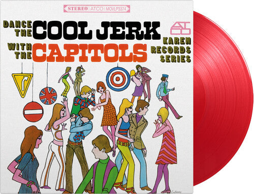 The Capitols: Dance The Cool Jerk - Limited 180-Gram Red Colored Vinyl - VINYL LP "VINYLBADGES"