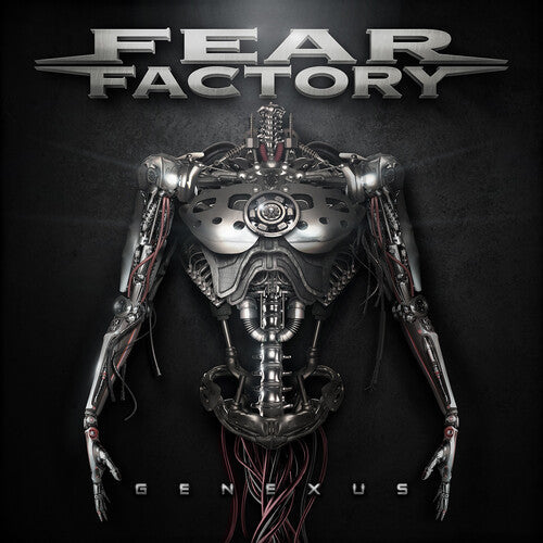 Fear Factory: Genexus - Crystal Clear Black White Splatter - VINYL LP "VINYLBADGES"