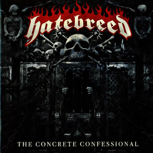 Hatebreed: The Concrete Confessional - Clear Red Splatter - VINYL LP "VINYLBADGES"