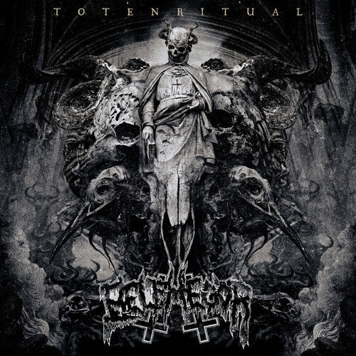 Belphegor: Totenritual - Crystal Clear, Gold & Black Splatter - VINYL LP "VINYLBADGES"