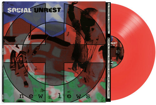 Social Unrest: New Lows - Red - VINYL LP "VINYLBADGES"