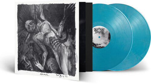 Xasthur: All Reflections Drained - Silver/Blue Marble - VINYL LP "VINYLBADGES"