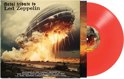 Various Artists: A Metal Tribute To Led Zeppelin (Various Artists) Red - VINYL LP "VINYLBADGES"