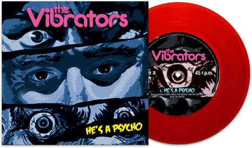 The Vibrators: He's A Psycho - VINYL LP "VINYLBADGES"