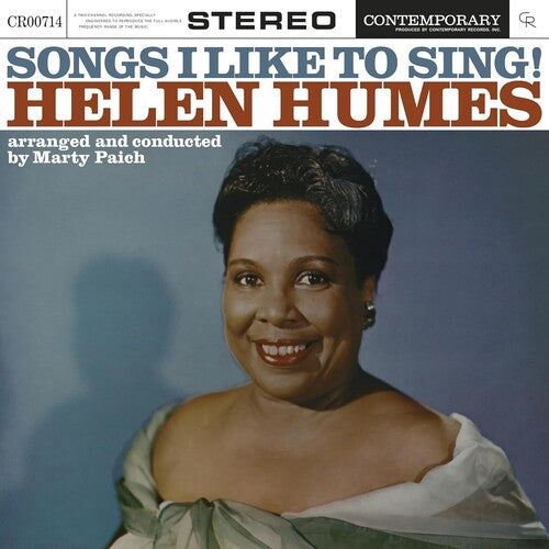 Helen Humes: Songs I Like To Sing! (Contemporary Records Acoustic Sounds Series) - VINYL LP "VINYLBADGES"