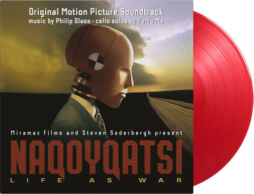 Naqoyqatsi: Life As War (Original Soundtrack) - Limited Gatefold 180-Gram Translucent Red Colored Vinyl - VINYL LP "VINYLBADGES"
