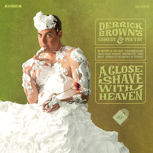 Derrick Brown: A Close Shave with Heaven - Green - VINYL LP "VINYLBADGES"