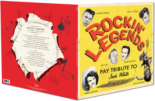 Various Artists: Rockin' Legends Pay Tribute To Jack White (Various Artists) - VINYL LP "VINYLBADGES"