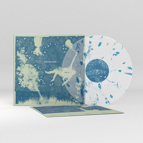 Iron & Wine: Light Verse - Clear w/ Blue swirl - VINYL LP "VINYLBADGES"