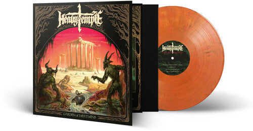 Heavy Temple: Garden of Heathens - Yellow/Red/Black Marble - VINYL LP "VINYLBADGES"