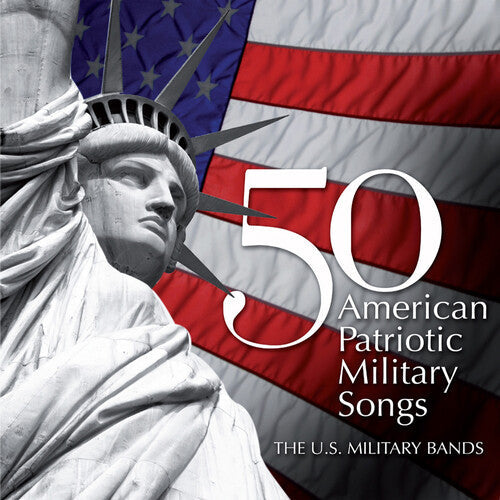 U.S. Military Bands: 50 American Patriotic Military Songs / Various - VINYL LP "VINYLBADGES"