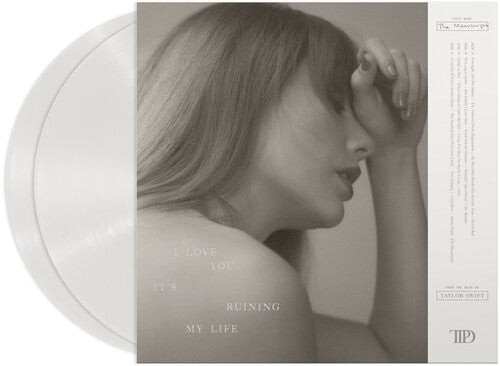 Taylor Swift: The Tortured Poets Department    [Ghosted White 2 LP] - VINYL LP "VINYLBADGES"