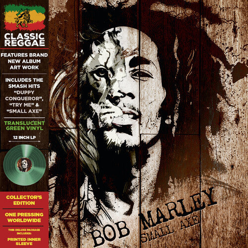 Bob Marley: Small Axe - Translucent Green - VINYL LP "VINYLBADGES"