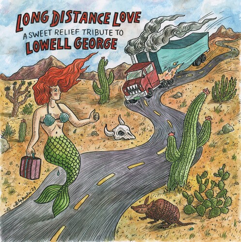Various Artists: Long Distance Love - a Sweet Relief Tribute to Lowell George - VINYL LP "VINYLBADGES"