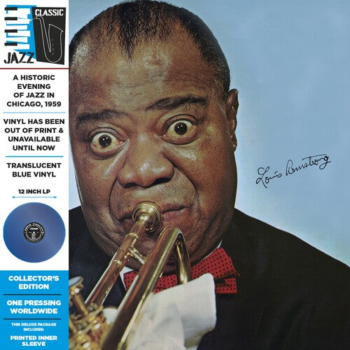 Louis Armstrong: The Definitive Album by Louis Armstrong - Blue - VINYL LP "VINYLBADGES"