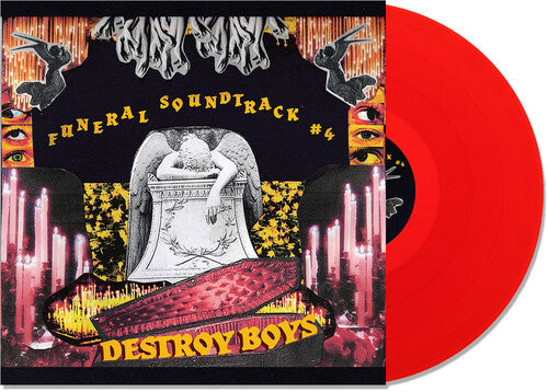 Destroy Boys: Funeral Soundtrack #4 - Transparent Red - VINYL LP "VINYLBADGES"