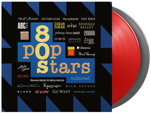 Various Artists: 80s Pop Stars Collected / Various - Limited 180-Gram Red & Silver Colored Vinyl - VINYL LP "VINYLBADGES"