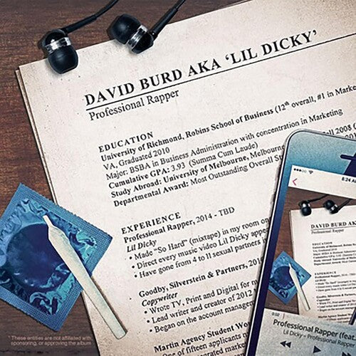 Lil Dicky: Professional Rapper - VINYL LP "VINYLBADGES"
