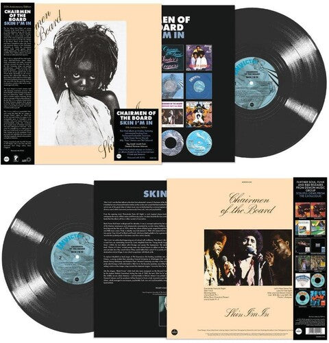 Chairmen of the Board: Skin I'm In: 50th Anniversary - 140-Gram Black Vinyl with OBI Strip - VINYL LP "VINYLBADGES"