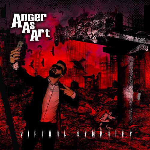Anger as Art: Virtual Sympathy - VINYL LP "VINYLBADGES"