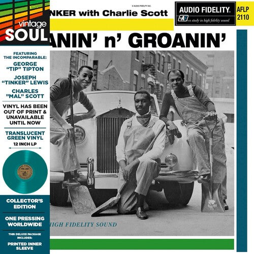George Tipton: Moanin' N Groanin' - Green - VINYL LP "VINYLBADGES"