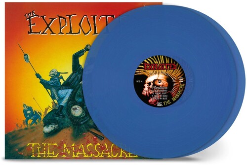 The Exploited: The Massacre (Special Edition) - Trans Blue - VINYL LP "VINYLBADGES"
