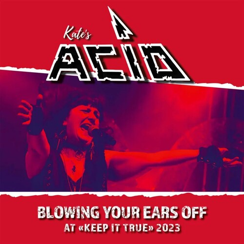 Kate's Acid: Blowing Your Ears Off - Red - VINYL LP "VINYLBADGES"