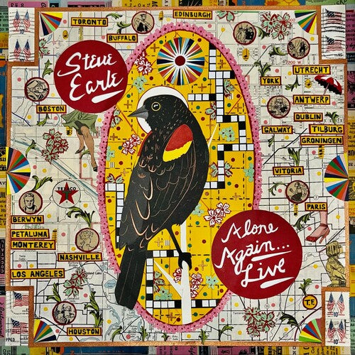 Steve Earle: Alone Again (live) - VINYL LP "VINYLBADGES"