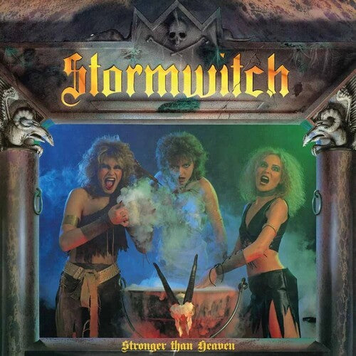 Stormwitch: Stronger Than Heaven - Blue/yellow - VINYL LP "VINYLBADGES"
