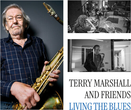 Terry Marshall & Friends: Living the Blues - VINYL LP "VINYLBADGES"