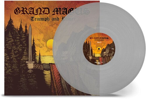 Grand Magus: Triumph and Power (10th Anniversary) - Trans Crystal - VINYL LP "VINYLBADGES"
