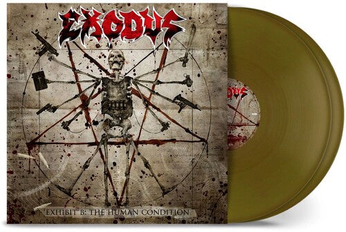 Exodus: Exhibit B: The Human Condition - Gold - VINYL LP "VINYLBADGES"