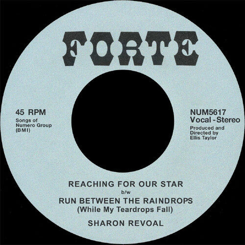 Sharon Revoal: Reaching for Our Star B/W Run Between the Raindrops - VINYL LP "VINYLBADGES"