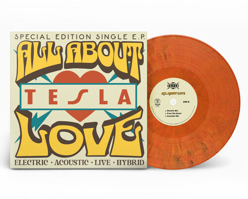 Tesla: All About Love - Orange - VINYL LP "VINYLBADGES"
