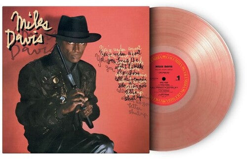 Miles Davis: You're Under Arrest - Limited 180-Gram Red & Clear Marble Colored Vinyl - VINYL LP "VINYLBADGES"