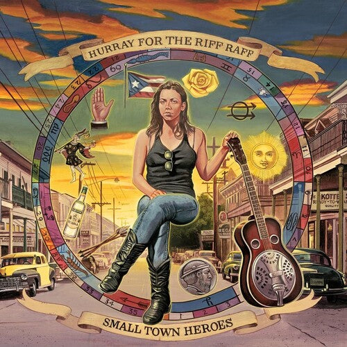 Hurray for the Riff Raff: Small Town Heroes - Pink Acid Wash - VINYL LP "VINYLBADGES"
